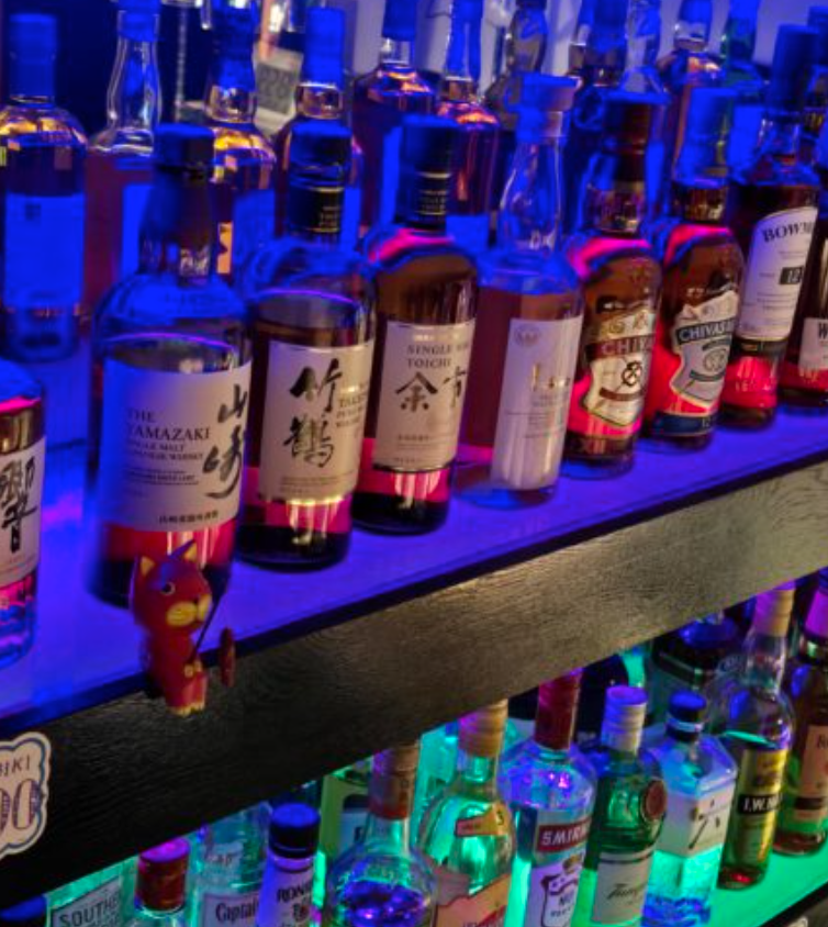 エバーグリーン 店内のお酒