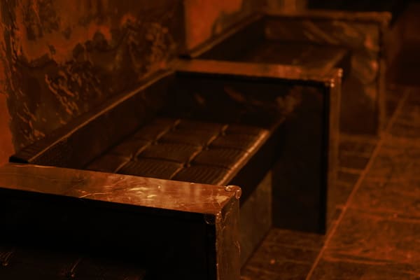 簡単なソファ席